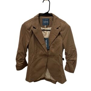 ModCloth Fine And Sandy Blazer Size XXS